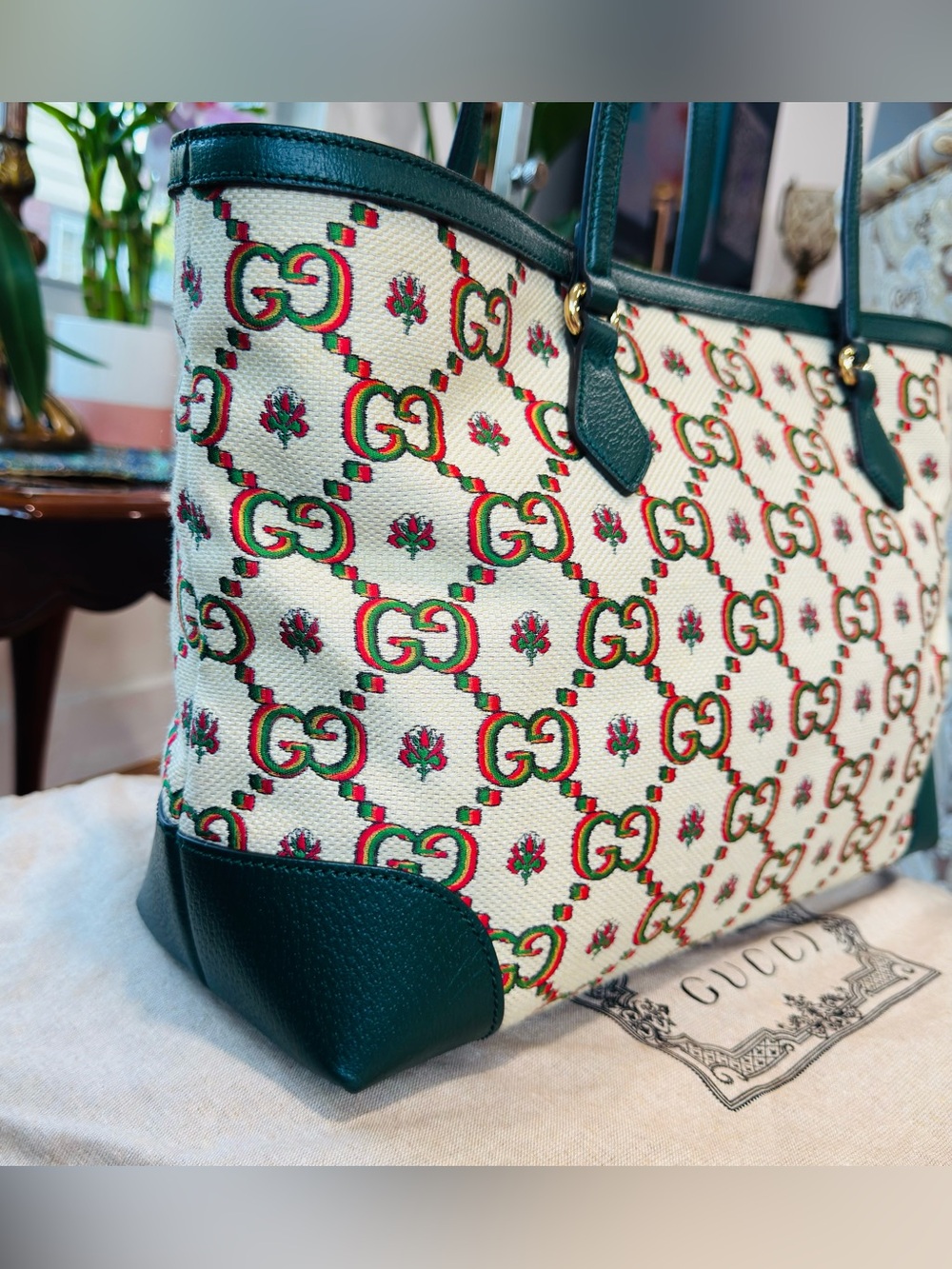 Gucci 100 Ophidia Shopping Tote Limited Edition Canvas Medium - Picture 15 of 16